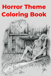 Horror Theme Coloring Book