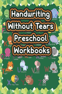 Handwriting Without Tears Preschool Workbooks