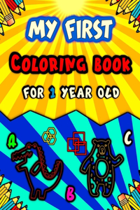 My First Coloring Book For 1 Year Old