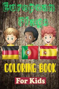 European Flags Coloring Book For Kids