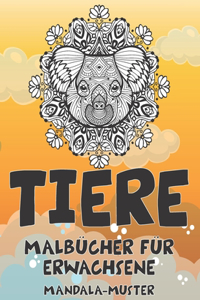 Malbücher für Erwachsene - Mandala-Muster - Tiere