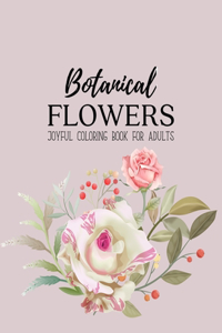 Botanical Flowers Coloring Book