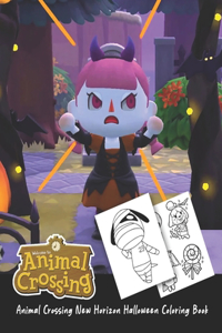 Animal Crossing New Horizon Halloween Coloring Book