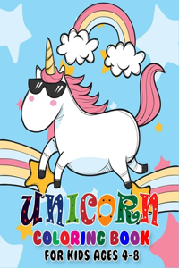 Unicorn Coloring Book for Kids Ages 4-8