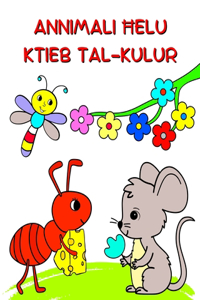 Annimali Ħelu Ktieb tal-Kulur