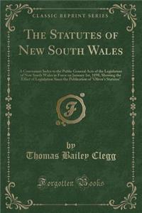The Statutes of New South Wales