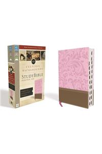 NIV, Cultural Backgrounds Study Bible, Personal Size, Imitation Leather, Pink/Brown, Indexed, Red Letter Edition: Bringing to Life the Ancient World of Scripture