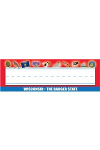 Wisconsin Nameplates - Pack of 36