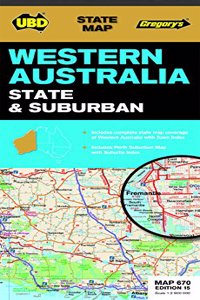 Western Australia State & Suburban Map 670 15th ed