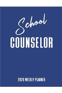 School Counselor 2020 Weekly Planner