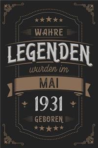 Wahre Legenden wurden im Mai 1931 geboren