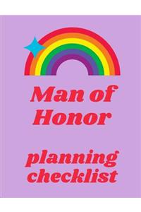 Man Of Honor Planning Checklist