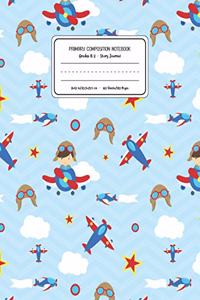 Primary Composition Notebook Grades K-2 Story Journal