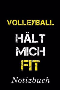 Volleyball Hält Mich Fit Notizbuch