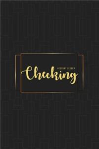 Checking Account Ledger
