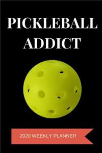 Pickleball Addict 2020 Weekly Planner