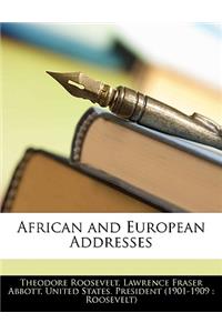 African and European Addresses