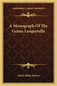 A Monograph Of The Genus Lesquerella
