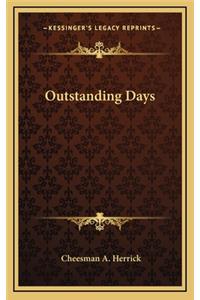 Outstanding Days