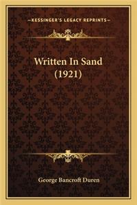 Written in Sand (1921)