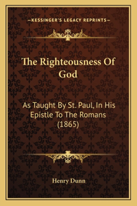 The Righteousness Of God