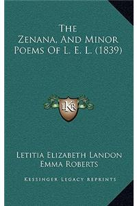 The Zenana, And Minor Poems Of L. E. L. (1839)