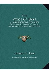 The Voice Of Days