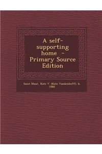 A Self-Supporting Home