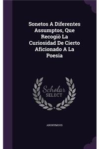 Sonetos A Diferentes Assumptos, Que Recogiò La Curiosidad De Cierto Aficionado A La Poesia