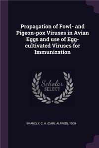 Propagation of Fowl- and Pigeon-pox Viruses in Avian Eggs and use of Egg-cultivated Viruses for Immunization
