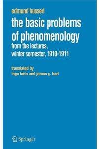 The Basic Problems of Phenomenology