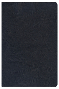 KJV Large Print Personal Size Reference Bible, Black Genuine Leather Indexed
