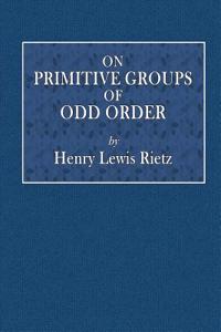 On Primitive Groups of Odd Order