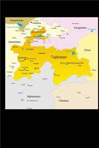 Map of Tajikistan Journal