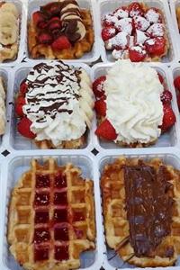Delicious Sweet Belgium Waffle Treats Journal