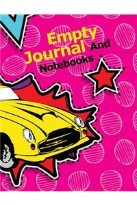Empty Journal And Notebooks