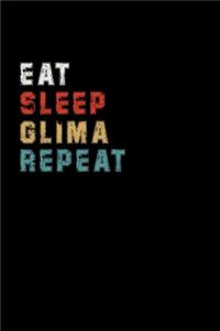 Eat Sleep Glima Repeat Funny Sport Gift Idea