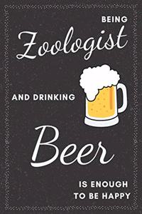 Zoologist & Drinking Beer Notebook