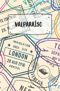 Valparaíso: Ruled Travel Diary Notebook or Journey Journal - Lined Trip Pocketbook for Men and Women with Lines