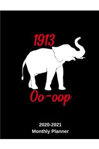 1913 Oo-oop 2020 - 2021 Monthly Planner