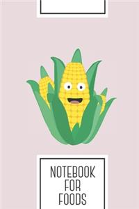Notebook for Foods