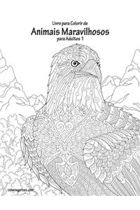 Livro para Colorir de Animais Maravilhosos para Adultos 1