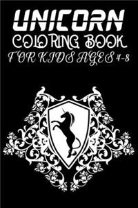 Unicorn Coloring Book for Kids Ages 4-8