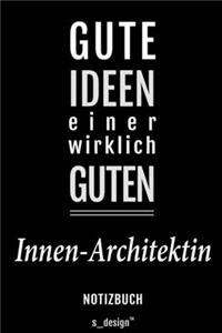 Notizbuch für Innen-Architekten / Innen-Architekt / Innen-Architektin