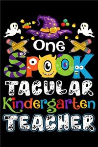One Spook Tacular Kindergarten Teacher