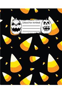 Abstract Halloween Pattern Volume 7 College Ruled Journal