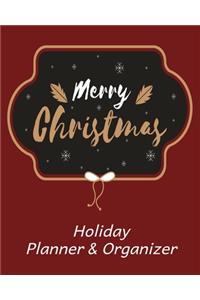 Merry Christmas Holiday Planner & Organizer
