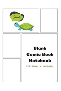 Blank Comic Book Notebook