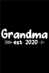 Grandma Est 2020: Grandparent's Day Journal Notebook Gifts, Funny Grandpa & Grandma Notebook Journal, Grandmother & Grandfather Journal, Grandparents Journal for Gran