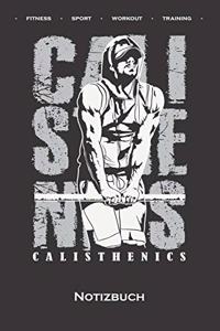 Calisthenics Fitness Workout Notizbuch
